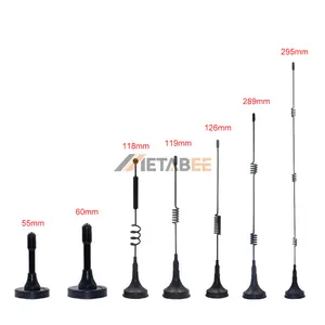 هوائي راديو بحري مغناطيسي 5G خلوي مع موصلات SMA و BNC 12dB يحصل على استقطاب رأسي لتطبيقات الترددات اللاسلكية