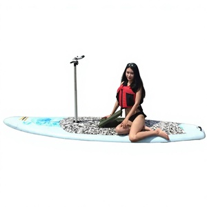 Plataforma Flotante Inflable para Yoga Acuático con Tabla de Paddle, Muelle Flotante Portátil de PVC para Lagos, Ríos y Aguas Oceánicas - Product Image 4