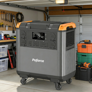 เครื่องกำเนิดไฟฟ้าพลังงานแสงอาทิตย์6000W 3000W, 5376Wh เก็บพลังงานความจุขนาดใหญ่แบตเตอรี่เก็บพลังงานแสงอาทิตย์นอกกริดแบบพกพา - Product Image 4