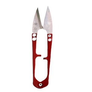 Spring Loaded Yarn Scissors Stainless Steel U Shaped Small Sewing Thread Cutter For Embroidery Cross Stitch <b>Needlework</b> - Product Image 5