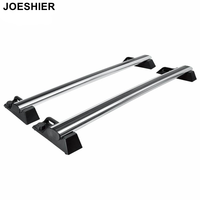 JOESHIER Barres transversales de toit en alliage d'aluminium argenté de haute qualité (2 pièces) – Porte-bagages et porte-charge 75 kg – Installation facile
