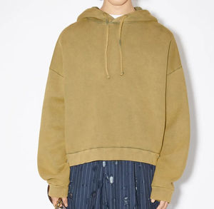 100% Cotton Blank Heavy Weight <b>Hoodies</b> <b>Thick</b> Custom Printing logo Drop Shoulder Flock Sweatshirt <b>Hoodies</b> <b>for</b> <b>Men</b> - Product Image 4