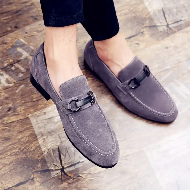 High Quality Man Loafers Comfort Suede Driver Shoe Men Oxford Dress Shoes Lofar Sepatu Italy Mocassin Homme Mens Decent Shoes