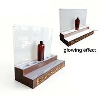 Présentoir de vente au détail en acrylique de qualité supérieure avec logo personnalisé pour les présentoirs de parfums, les huiles essentielles, les lotions pour la peau
