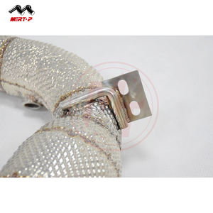 MERTOP RACE คุณภาพสูง SS304 Downpipe สำหรับ BEN Z AMG M178 C190 GT GTS GTC GTR ความร้อน Shield 2015-2017 Exhaust Downpipe - Product Image 4