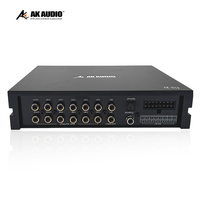 AK-D12 amplificateur de voiture DSP haute puissance bloc Mono DSP amplificateur automatique nouveau Design 4 canaux 4*100W pour caisson de basses