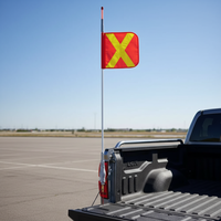 Drapeau de signalisation LED haute performance, drapeau de sécurité haute résistance, adapté aux VTT, UTV, camions tout-terrain