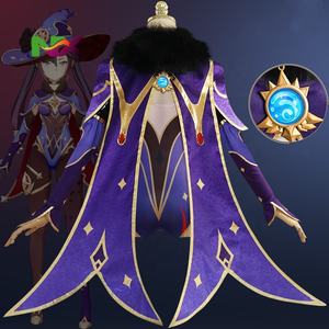 ชุดคอสเพลย์เกม <span class=keywords><strong>Genshin</strong></span> <span class=keywords><strong>Impact</strong></span> โมนา คามิซาโตะ อายากะ - Product Image 2