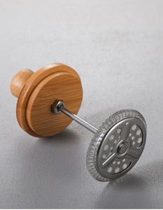 2026 New Design 400ml 800ml Manual French Press <b>Coffee</b> Maker With Wooden Lid and 304 Stainless Steel <b>Filter</b> Milk <b>Coffee</b> Brewer - Product Image 5