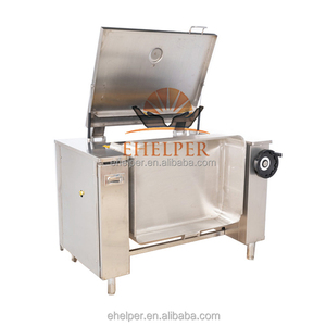 Plancha basculante industrial con trampa de grasa Diseño EasyClean para salidas de comida rápida Elec o Gas 150-320L - Product Image 3