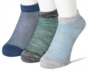 Chaussettes décontractées et sportives en coton respirant pour hommes, à bouche large, pour le printemps et l'été - Product Image 1