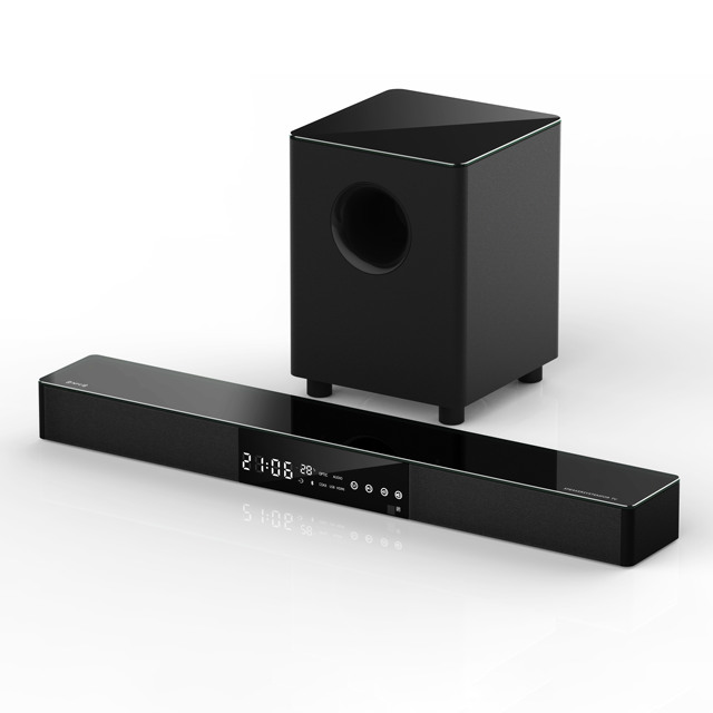 Brand New Bluetooth Wireless Home 2.1 Led Sound Bars With Subwoofer Surround Theatre System Tv Soundbar Speaker for Home Theater