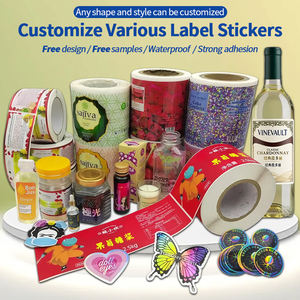 Impressão personalizada Suplemento Garrafa Etiqueta À Prova De Óleo Impermeável Etiqueta Brilhante Metálica para Produtos Saudáveis - Product Image 2