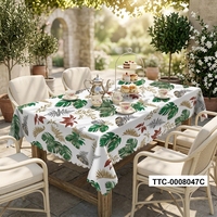 Protège-table en plastique personnalisable, imperméable, résistant à l'huile, écologique, durable, facile à nettoyer, résistant à la chaleur, pour restaurant et maison