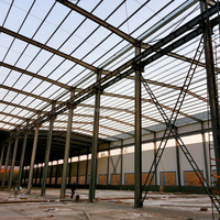 Structure en acier préfabriquée à installation rapide pour hangar à vaches et bergerie, pour usage agricole