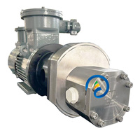 Pompe à engrenages chimique à entraînement magnétique en acier inoxydable 304 de haute qualité, dosage de haute précision, transfert de fluides à très haute pression
