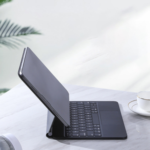 Sam Tab S9 Cộng Với Fe 10.1 Inch Bàn Phím Với LED Hiển Thị Điện Và Ma Thuật Cảm Ứng RGB Ánh Sáng Trường Hợp Kích Thước X610 X616 Chất Liệu PU - Product Image 4