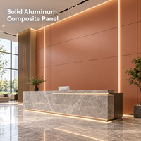 Panneau composite en aluminium de 3 mm pour cloisons de bureau et revêtements de plafond
