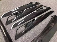 Interiores de fibra de carbono para BMW X5 X6 F15 F16 Panel de instrumentos Tira de ajuste Cubierta de control central