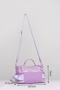 Zaino in PU per bambini di nuovo Design all'ingrosso zaino da scuola da principessa firmato zaino da favola viola per bambini - Product Image 5