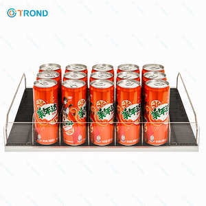 Alimentación automática de supermercado latas de cerveza copa de plástico flexible de la gravedad de estante - Product Image 5