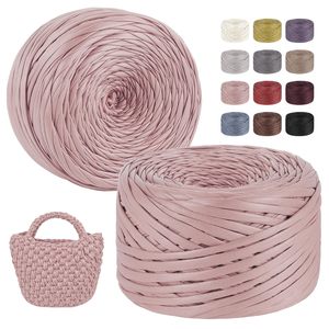 Hilo de Cuero Sintético Mate de 200g para Tejer Bolsos a Mano, Hilo de Camiseta para Tejer Bolsos Hechos a Mano, Venta al Por Mayor - Product Image 6