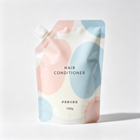 Fabriksprijs op maat bedrukte spuitzakken, staande zakken voor het doseren van conditioner, proefverpakkingen