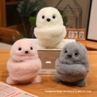 Peluche Hibou Influenceur du Commerce Extérieur, en Coton PP, Cadeau d'Anniversaire pour Enfants, Poupée Décorative, 14 Ans et plus