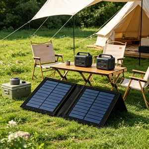 Panneau solaire portable flexible noir 500W avec une efficacité de 22,5-24% Dimensions 1775x411mm pour une utilisation fiable hors réseau en extérieur - Product Image 1