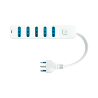 Multiprise italienne avec 6 prises USB-C, rallonge de 16A