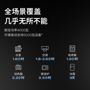 <span class=keywords><strong>EcoFlow</strong></span> DELTA Pro 3 Centrale Électrique Portable 4000 W Générateur Solaire Portable Idéal pour la Maison, les Urgences et le Camping en Extérieur - Product Image 3