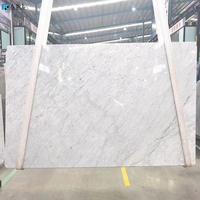 Dalle de marbre blanc Bianco Carrara en pierre naturelle, marbre blanc italien Gioia, marbre blanc de Verona Carrara