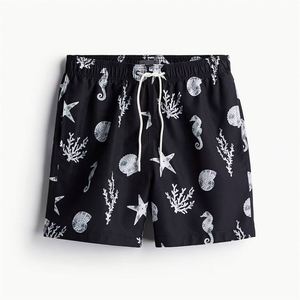 Wholesale Custom 100% Polyester Mid Trunks <b>Stretch</b> Soft Relaxing Hawaii Print Beach Board <b>Shorts</b> Casual Style Sublimation Style - Product Image 1