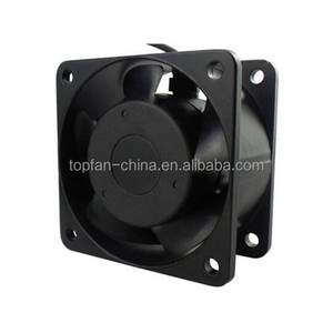 Ventilador de refrigeración de CA 60*60*30mm 220V 110V 230V Ventilador axial con rodamiento de bolas con marco de aluminio - Product Image 5