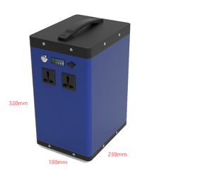 Batterie au lithium cylindrique 1000Wh, charge solaire, AC 220V, station d'alimentation portable abordable 300W pour appareils électroniques - Product Image 5