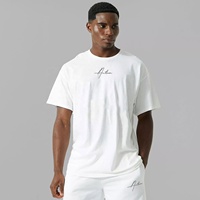 Ensemble T-shirt et short en maille polyester/coton imprimé sérigraphié personnalisé, séchage rapide, pour homme, été, vente en gros en vrac