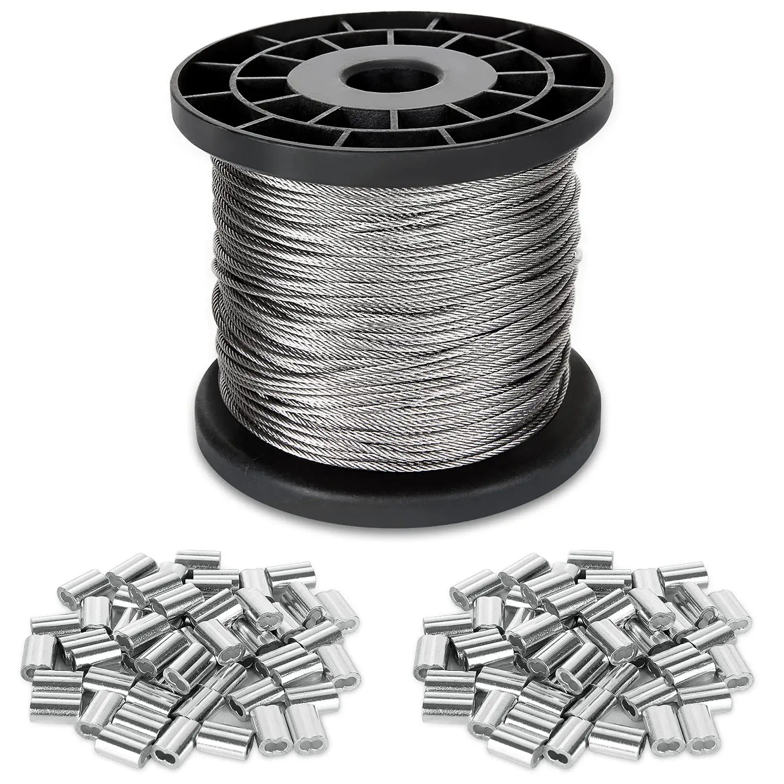 Hoge Kwaliteit Kabel Draad Prijs Voor 4Mm Roestvrij Staaldraad 3Mm Diameter 7*19 Uk Nz hs Tarief Code Balustrade Kit En Crimps