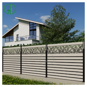 Panneaux de clôture <span class=keywords><strong>en</strong></span> aluminium noir GD, clôture <span class=keywords><strong>en</strong></span> aluminium pour béton, <span class=keywords><strong>treillis</strong></span> <span class=keywords><strong>en</strong></span> aluminium - Product Image 5
