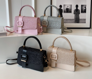 BESTELLA Grossiste <span class=keywords><strong>Sac</strong></span> à <span class=keywords><strong>Main</strong></span> Bandoulière Occasionnel Carré en Similicuir PU Uni Personnalisé de Haute Qualité pour Femme - Product Image 2