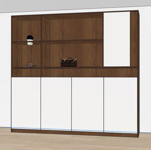 Solid Wood Modern 5-Tier <b>Floor</b>-to-Ceiling Living Room Bedroom Storage Bookshelf Multi-Function Office Bookcase - Product Image 4
