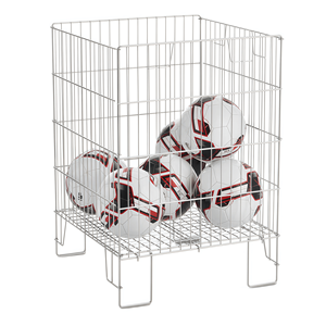 Cage de stockage pliable en treillis métallique galvanisé en acier, capacité 50 kg, robuste pour le transport de marchandises et de bouteilles - Product Image 6