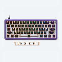 Étui de clavier de jeu usb 2.0, en alliage d'aluminium, couvercle, pièces mécaniques CNC, avec interrupteurs, offre spéciale
