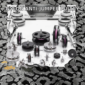 Poulie anti-saut Chuangshuo en nylon pour enrouleur de fil, roue de guidage personnalisable OEM pour machine à bobiner - Product Image 2