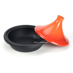 Casserole à ragoût Tagine marocaine, marmite <span class=keywords><strong>en</strong></span> <span class=keywords><strong>fonte</strong></span> <span class=keywords><strong>émaillée</strong></span> <span class=keywords><strong>Tajine</strong></span> avec couvercle fermé <span class=keywords><strong>en</strong></span> forme de cône <span class=keywords><strong>en</strong></span> céramique - Product Image 3