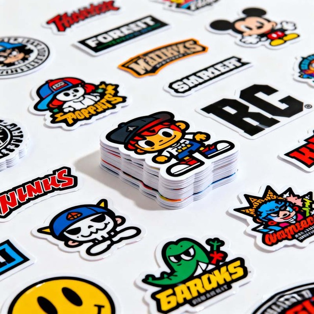 300 Designs Anime Themed Lenticular Decals Customizable Waterproof Motion Stickers Wholesale Die Cut Reflective Holographic