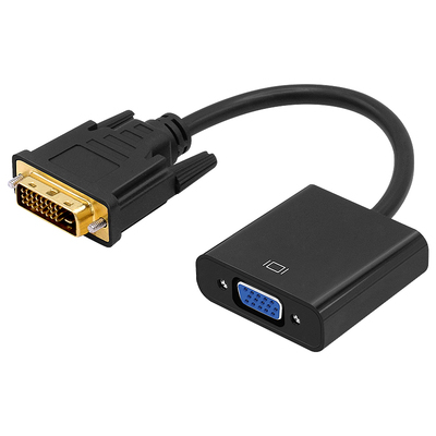 Full HD 1080P DVI -D to VGA Adapter Converter Cable 24+1 25Pin Male to 15Pin Female Adapter Computer TV Monitor Display Cable