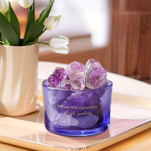 Coffret cadeau personnalisé d'aromathérapie pour usage domestique et intérieur Motif solide Pierres de cristal écologiques Parfum de feu Huile essentielle - Product Image 5