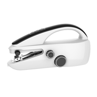 Mini-Machine à coudre électrique portative en noir, lot de 40 pièces, avec câble USB, pour la couture domestique