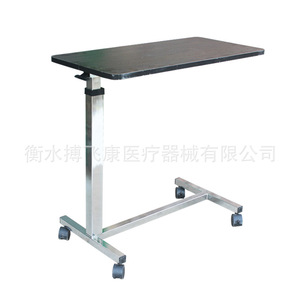 Hospital <b>Table</b> Rectangle Trestle Base With Wheels <b>Adjustable</b> Height For Health Massage Use - Product Image 3