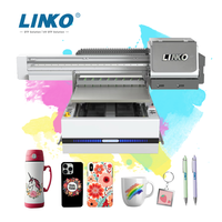 Impresoras de inyección de tinta Máquina de impresión digital de tamaño A1 para impresión de tapa de botella Rollo a rollo Impresora plana 6090 Uv Impresora Uv Dtf
